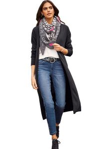 Heine Dżinsy - Slim fit - w kolorze niebieskim rozmiar: 34. Niebieskie jeansy Heine, bez wzorów, z podwyższonym stanem. Za 65,85 zł.
