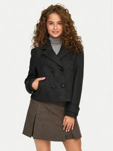 ONLY Kurtka przejściowa Freja 15320983 Szary Regular Fit. Szare kurtki ONLY, m, bez wzorów, z syntetyku, bez kaptura. Za 269,99 zł.