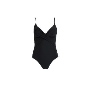 Damski jednoczęściowy kostium kąpielowy Barts Solid. Czarne stroje jednoczęściowe Barts, bez wzorów. W wyprzedaży za 266,00 zł.