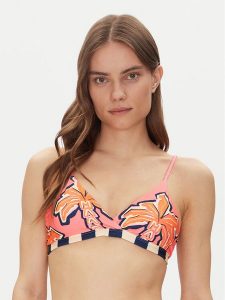 Maaji Góra od bikini Racing Palms Rasha PT5181STR003 Różowy. Czerwone bikini Maaji, bez wzorów, z syntetyku. Za 219,99 zł.