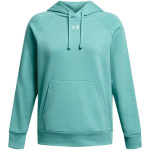 Bluza Z Kapturem Damska Polar Rival. Zielone bluzy Under Armour, m, bez wzorów, z polaru, z kapturem. Za 376,99 zł.