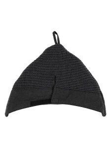 Rento Czapka "Kenno" w kolorze czarno-szarym do sauny - 40 x 32 cm rozmiar: onesize. Czarne czapki Rento, bez wzorów, z bawełny. Za 60,95 zł.