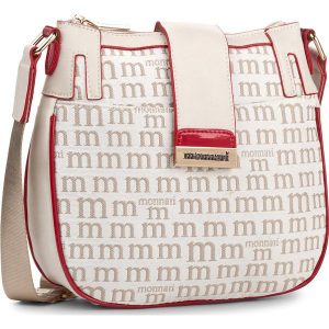 Torebka MONNARI - BAG3210-015 Beige With White. Listonoszki marki Monnari. W wyprzedaży za 109,00 zł.