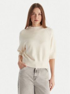Kontatto Sweter 3M0903C Écru Regular Fit. Swetry klasyczne Kontatto, m, z syntetyku, bez kołnierzyka. Za 389,99 zł.