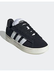 Adidas Skórzane sneakersy "Grand Court Alpha 00s" w kolorze czarnym rozmiar: 42. Czarne trampki ADIDAS, bez wzorów, bez zapięcia. Za 248,58 zł.