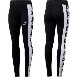 Legginsy sportowe damskie Puma 596732 01. Czarne legginsy Puma, bez wzorów. Za 89,00 zł.