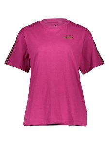 Puma Koszulka "Essential" w kolorze różowym rozmiar: S. Różowe bluzki Puma, s, bez wzorów, z bawełny, bez kołnierzyka, bez ramiączek. Za 90,45 zł.