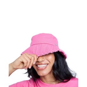 Kapelusz bucket dla Kobiety VICTIM OF LOVE Różowy. Czerwone kapelusze Roxy, bez wzorów, z bawełny. Za 129,99 zł.