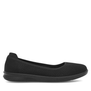 Baleriny Clara Barson. Czarne balerinki Clara Barson, bez wzorów, bez obcasa, bez zapięcia. Za 55,99 zł.