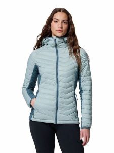 Columbia Kurtka pikowana "Powder Pass II" w kolorze błękitnym rozmiar: XL. Niebieskie kurtki Columbia, xl, bez wzorów, bez kaptura. Za 269,95 zł.