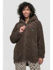 Alife and kickin Kurtka pluszowa "Dominique" w kolorze ciemnobrązowym rozmiar: S. Brązowe kurtki Alife and Kickin, s, bez wzorów, bez kaptura. Za 130,99 zł.