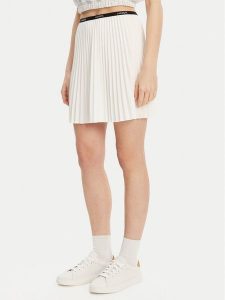 Lacoste Spódnica plisowana JF1403 Écru Regular Fit. Spódnice Lacoste, xl, bez wzorów, z syntetyku. Za 369,99 zł.