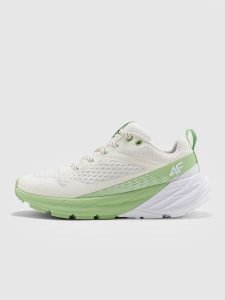 4F Niskie sneakersy SPEED HIKER damskie - zielone 39. Zielone buty sportowe 4f, bez wzorów, z gumy, bez zapięcia, trekkingowe. W wyprzedaży za 199,99 zł.