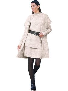 Heine Kardigan w kolorze beżowym rozmiar: 38. Brązowe kardigany Heine, z wełny. Za 69,58 zł.