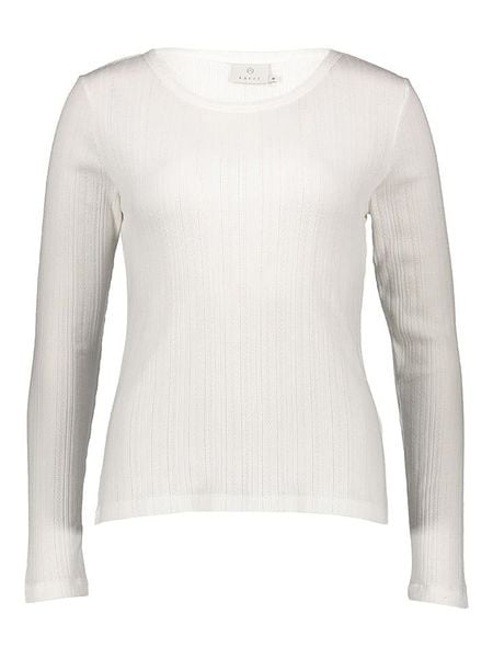 Kaffe Koszulka w kolorze białym rozmiar: XL. Białe bluzki Kaffe, xl, bez wzorów, bez kołnierzyka, bez ramiączek. Za 48,16 zł.