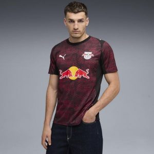 Koszulka piłkarska Puma RB Lipsk 25/26 oficjalna Trzecia. Bluzki Puma, m, bez wzorów, z materiału, sportowe, bez kołnierzyka, bez ramiączek. Za 389,99 zł.