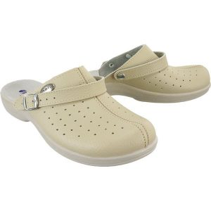 INBLU AE-04 002 beżowy, klapki damskie. Brązowe klapki Inblu, w ażurowe wzory, bez obcasa. Za 80,99 zł.