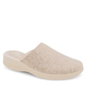 Kapcie Home & Relax. Brązowe kapcie Home & Relax, bez wzorów. Za 69,99 zł.