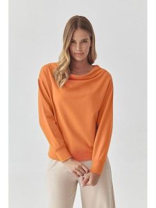 TATUUM Bluza w kolorze pomarańczowym rozmiar: S. Pomarańczowe bluzy Tatuum, s, bez wzorów, z bawełny, bez kaptura. Za 74,63 zł.