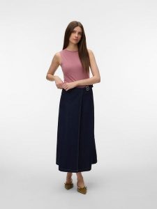 Vero Moda Top w kolorze różowym rozmiar: XL. Różowe topy Vero Moda, s, bez wzorów, bez kołnierzyka, bez ramiączek. Za 52,42 zł.