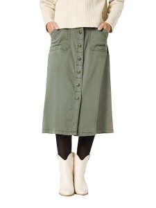 Timezone Spódnica w kolorze khaki rozmiar: W26. Brązowe spódnice Timezone, na co dzień, bez wzorów, maxi. Za 117,99 zł.