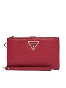 Guess Portfel Laurel II Slg SWZG74 59157 Czerwony. Czerwone portfele Guess, z aplikacjami, ze skóry. Za 279,99 zł.