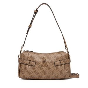 Torebka Guess. Brązowe torebki klasyczne Guess, z aplikacjami, bez dodatków. Za 549,99 zł.