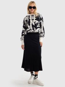 BIG STAR Spódnica w kolorze czarnym rozmiar: S/M. Czarne spódnice Big Star, na co dzień, m, bez wzorów, z wiskozy, retro, maxi. Za 84,99 zł.