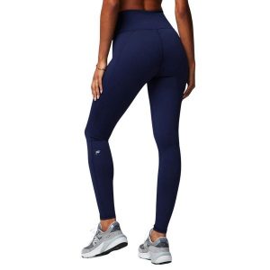 Damskie legginsy z wysokim stanem Fabletics Define. Niebieskie legginsy FABLETICS, bez wzorów, z podwyższonym stanem. Za 305,70 zł.