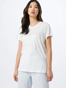 LEE PRIDE TEE DAMSKI T-SHIRT WHITE CANVAS L40GWMRR 112108554. Białe t-shirty Lee, l, bez wzorów, bez kołnierzyka, bez ramiączek. Za 69,99 zł.