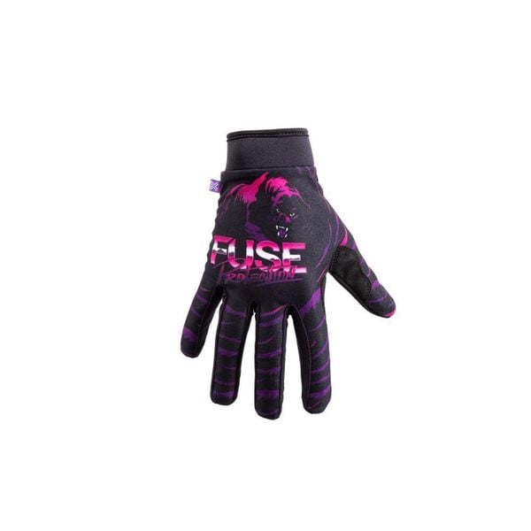 Fuse - Chroma - Night Panther - Rękawiczki BMX - Dorosłe - Czarne - L. Czarne rękawiczki Fuse, bez wzorów. Za 257,00 zł.