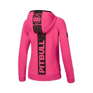 Bluza damska Pitbull rozpinana z kapturem Fuchsia. Czarne bluzy PITBULL, xs, bez wzorów, z kapturem. W wyprzedaży za 179,00 zł.