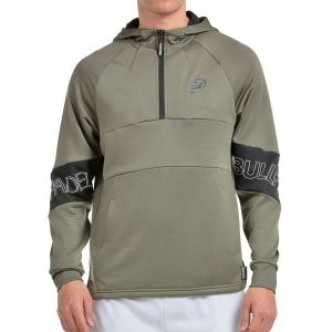 Bullpadel Gumala Sweatshirt. Zielone kurtki BULLPADEL, bez wzorów, bez kaptura. W wyprzedaży za 217,75 zł.