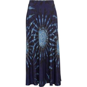 Spódnica z dżerseju z lejącej wiskozy. Niebieskie spódnice bonprix, bez wzorów, z dżerseju. Za 134,99 zł.