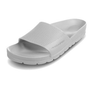 Klapki basenowe unisex Aqua Speed Oslo. Fioletowe klapki Aqua-Speed, bez wzorów, bez obcasa. Za 59,99 zł.