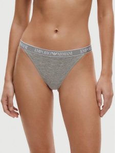 Emporio Armani Underwear Komplet stringów EW000405 AF19026 M8194 Szary. Szare komplety bielizny Emporio Armani Underwear, bez wzorów, z bawełny. Za 209,99 zł.