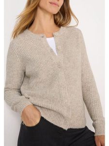 Cecil Kardigan w kolorze beżowym rozmiar: L. Brązowe kardigany Cecil, ze splotem. Za 139,20 zł.