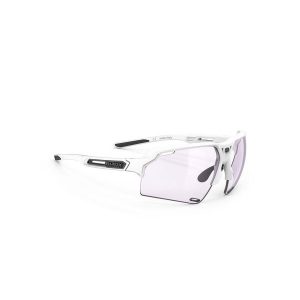 Okulary Rudy Project DELTABEAT WHITE GLOSS Impactx™ Photochromic 2 Laser Purple. Białe okulary przeciwsłoneczne Rudy Project. Za 799,99 zł.