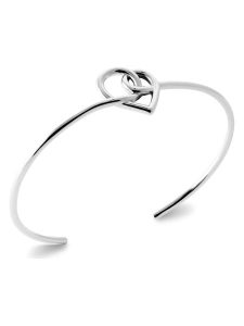 L'Atélier Précieux Srebrna bransoletka z elementem ozdobnym rozmiar: onesize. Szare bransoletki l'Atelier precieux, srebrne. Za 173,99 zł.