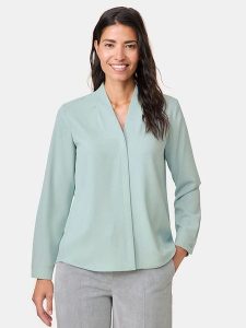 Gerry Weber Koszula w kolorze miętowym rozmiar: 40. Niebieskie koszule Gerry Weber, bez wzorów, bez kołnierzyka, bez ramiączek. Za 162,49 zł.
