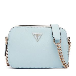 Torebka Guess. Niebieskie torebki wieczorowe Guess, z aplikacjami, bez dodatków. Za 549,99 zł.