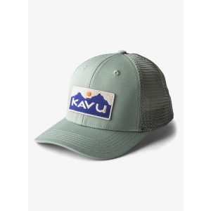 Czapka z daszkiem Kavu Above Standard - chinois green. Zielone czapki KAVU, bez wzorów. Za 146,99 zł.