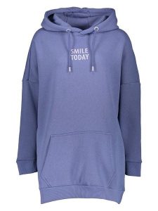 Sublevel Bluza w kolorze niebieskim rozmiar: L/XL. Niebieskie bluzy Sublevel, l, bez wzorów, z kapturem. Za 96,60 zł.