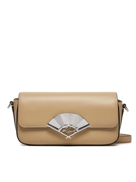 KARL LAGERFELD Torebka 240W3195 Beżowy. Brązowe torebki klasyczne KARL LAGERFELD, bez wzorów, ze skóry, bez dodatków. Za 689,99 zł.