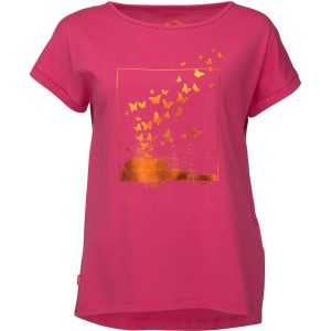 T-Shirt Damski Loap Bazala PNK M - Idealny na Każdą Okazję. Czerwone t-shirty Lowa, m, bez wzorów, z bawełny, bez kołnierzyka, bez ramiączek. Za 69,51 zł.