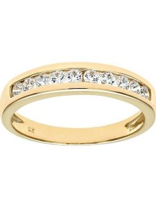 Revoni Złoty pierścionek z cyrkoniami rozmiar: 59. Żółte pierścionki Revoni, z cyrkonią, złote. Za 1 522,99 zł.