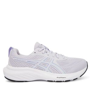 Buty do biegania Asics. Szare buty sportowe ASICS, bez wzorów, bez zapięcia, do biegania. Za 319,99 zł.