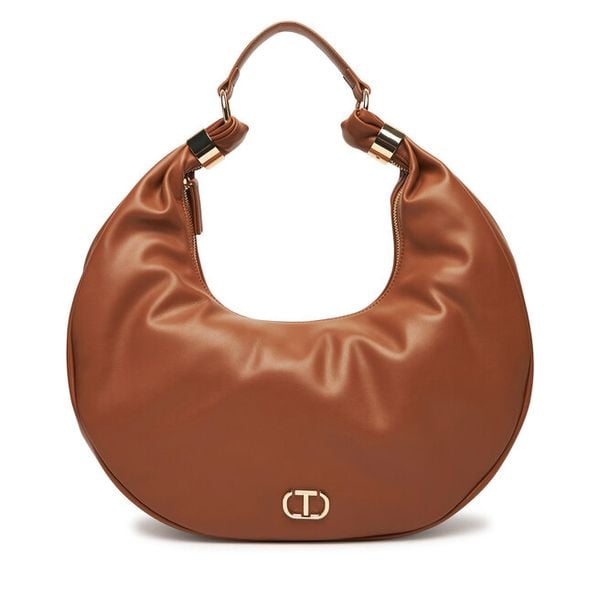 Torebka TWINSET. Brązowe torebki klasyczne Twinset, bez wzorów, bez dodatków. Za 589,99 zł.