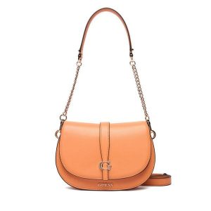 Torebka Guess. Brązowe torebki klasyczne Guess, z aplikacjami, bez dodatków. Za 589,99 zł.