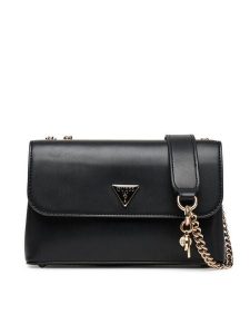Guess Torebka Daryna II HWVG72 08200 Czarny. Czarne torebki klasyczne Guess, z aplikacjami, ze skóry, bez dodatków. Za 449,99 zł.